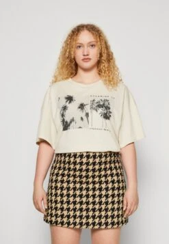 T-Shirt Print - Beige