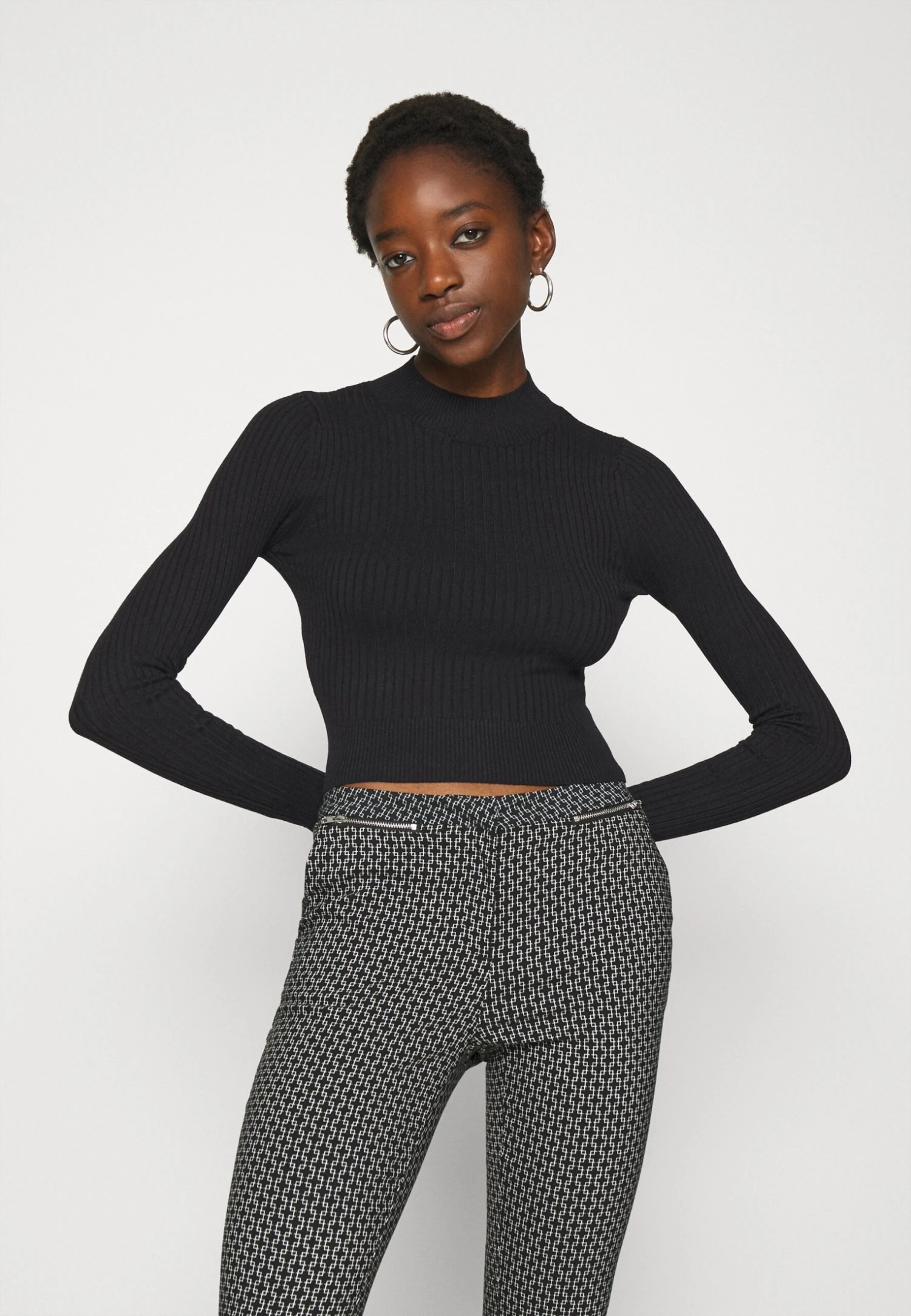 Even&Odd 2 Pack - Trui - Black/White - Afbeelding 5