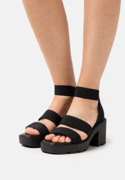 Sandalen Met Plateauzool - Black