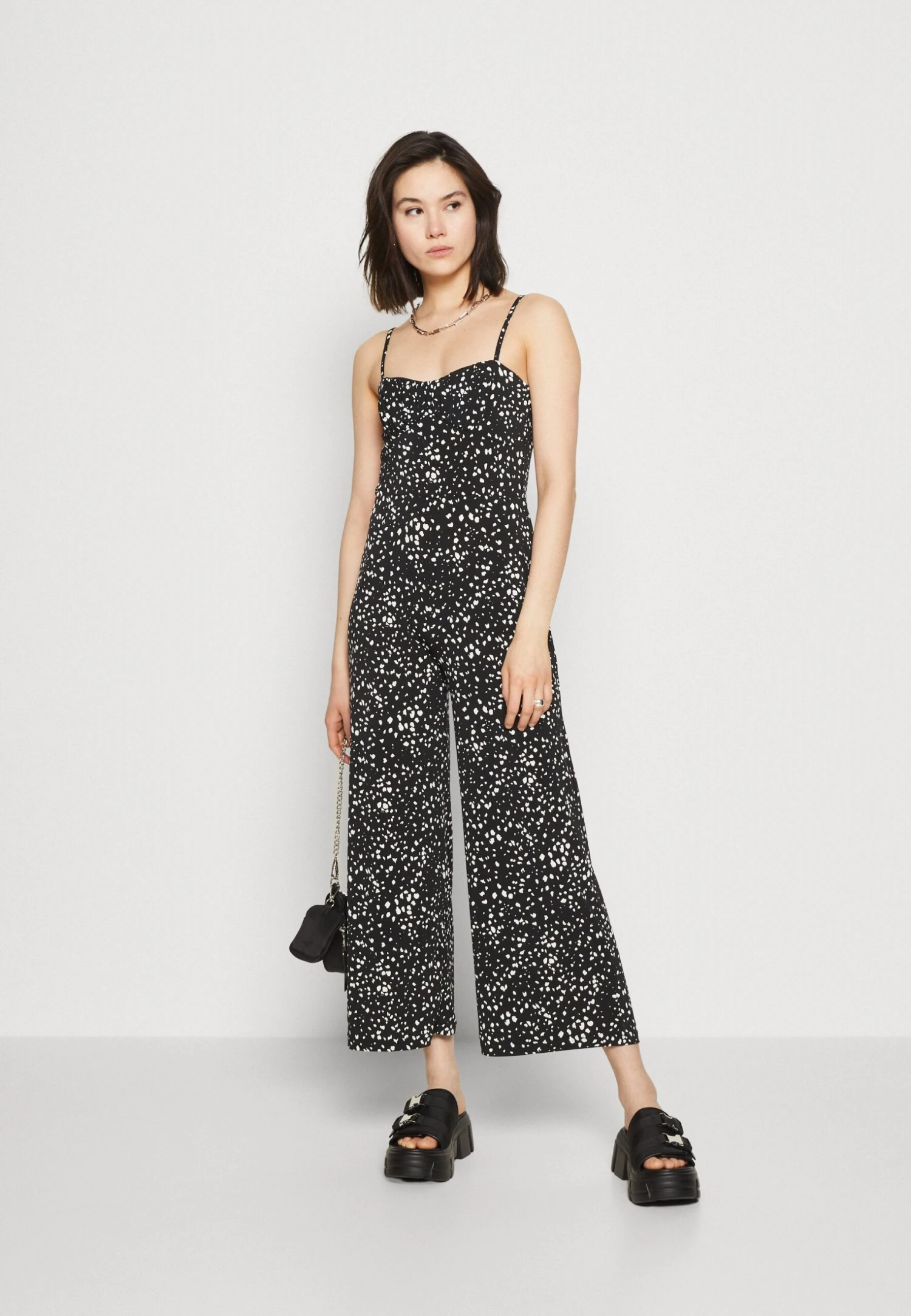 Even&Odd Jumpsuit - Black/White - Afbeelding 2