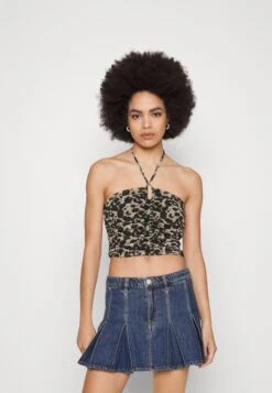 Even&Odd Top - Black/Multi-Coloured