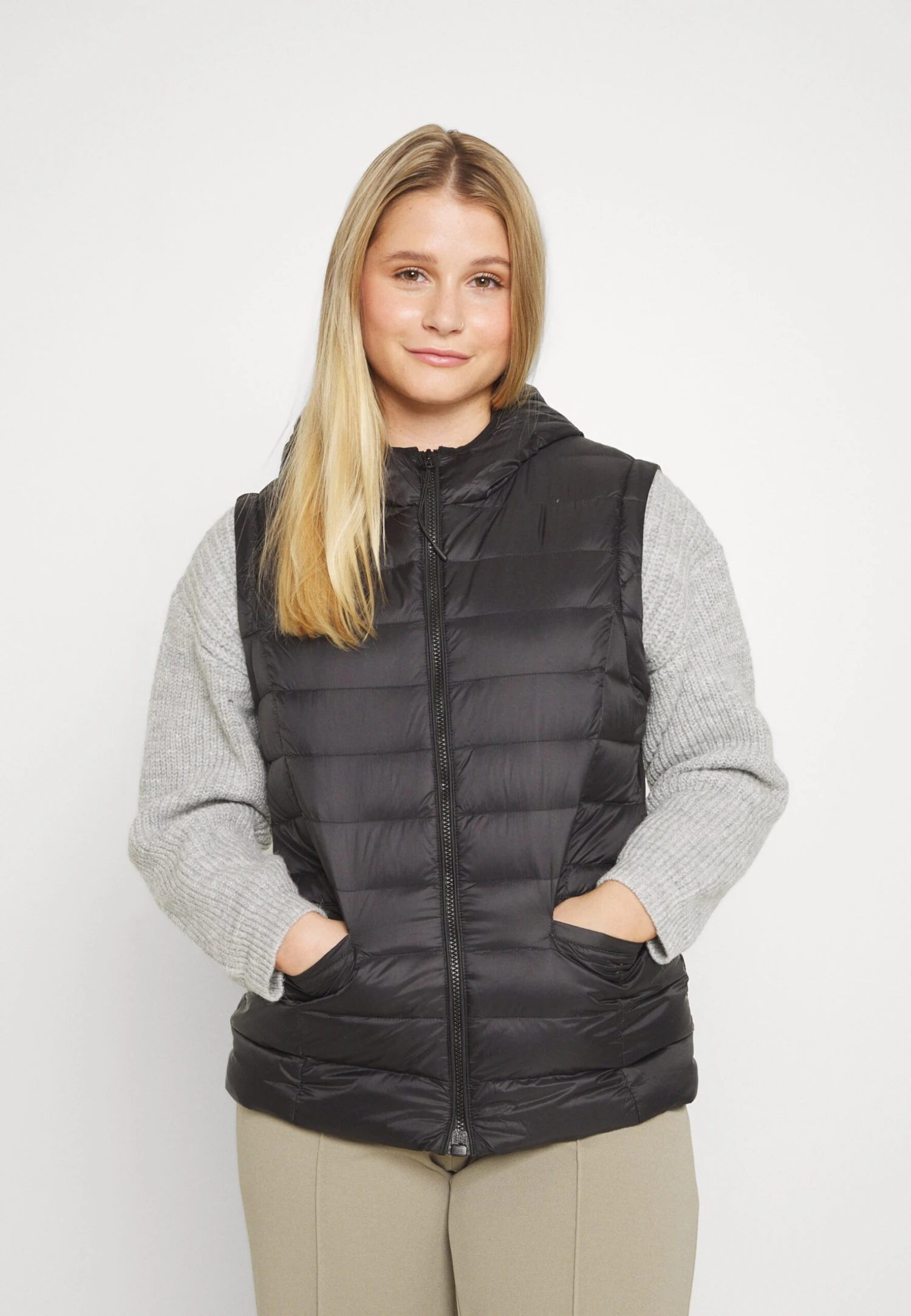 Even&Odd Gewatteerde Jas - Black - Afbeelding 6