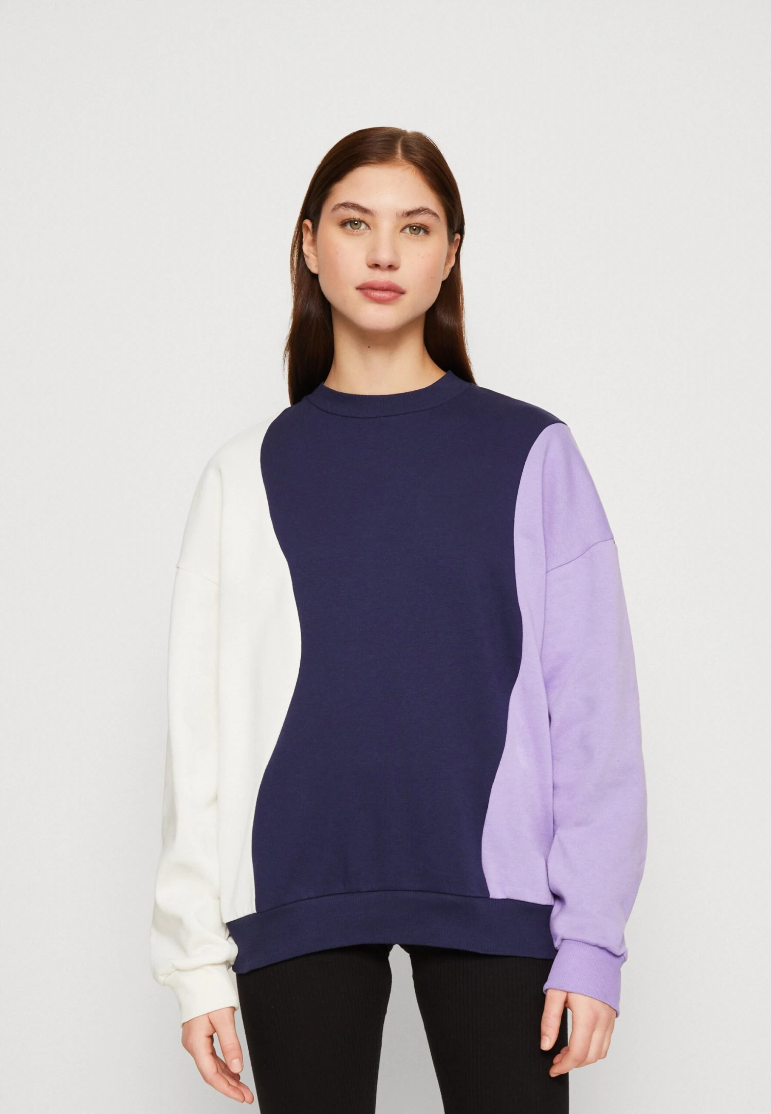 Even&Odd Sweater - Dark Blue/Purple/Off-White