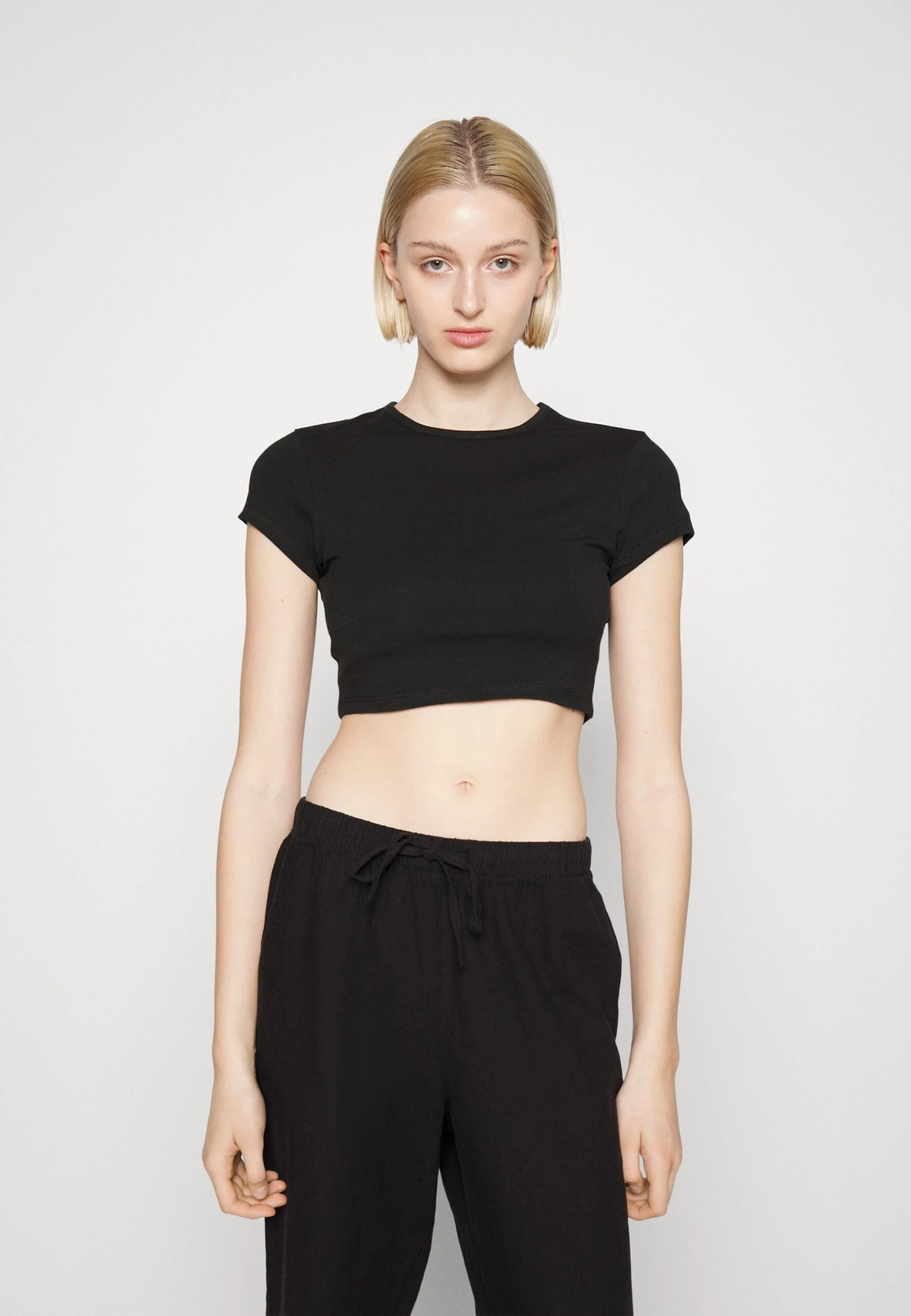 Even&Odd 2 Pack - T-Shirt Basic - Black/White - Afbeelding 4