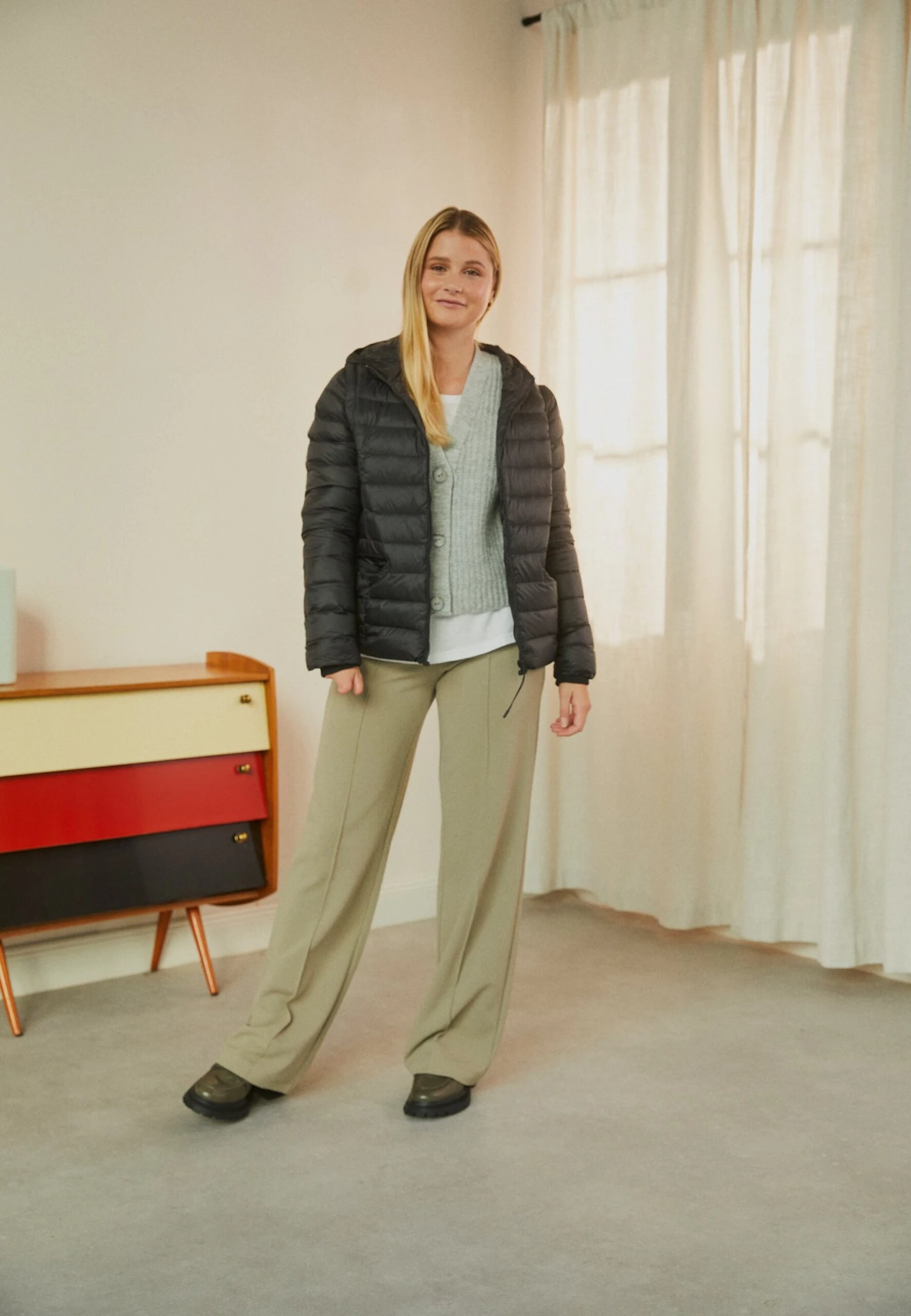 Even&Odd Gewatteerde Jas - Black - Afbeelding 2