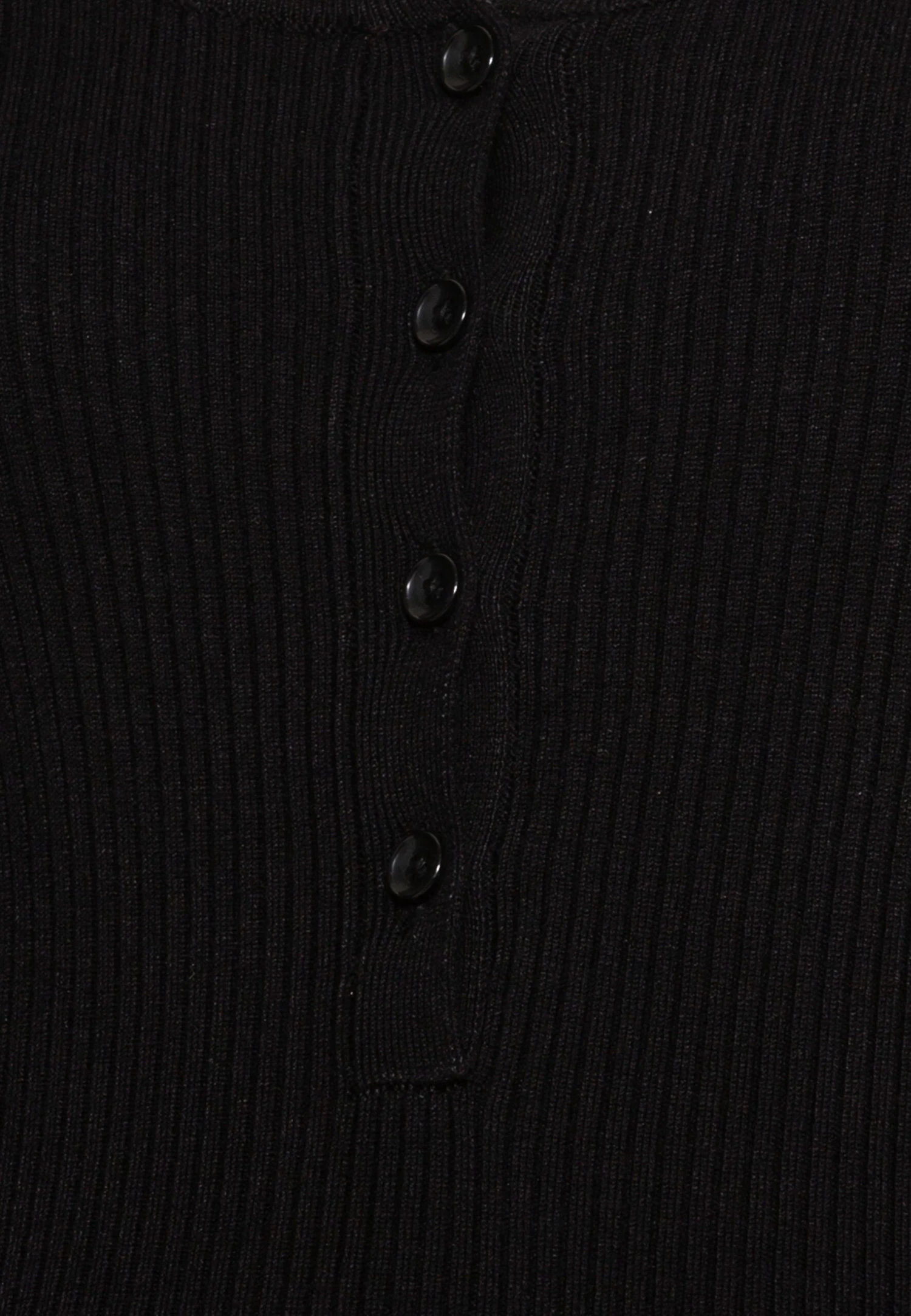 Nursing Button Placket - Trui - Black - Afbeelding 3