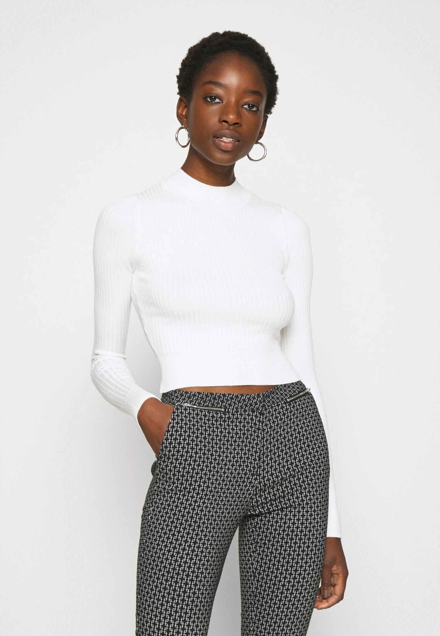 Even&Odd 2 Pack - Trui - Black/White - Afbeelding 3