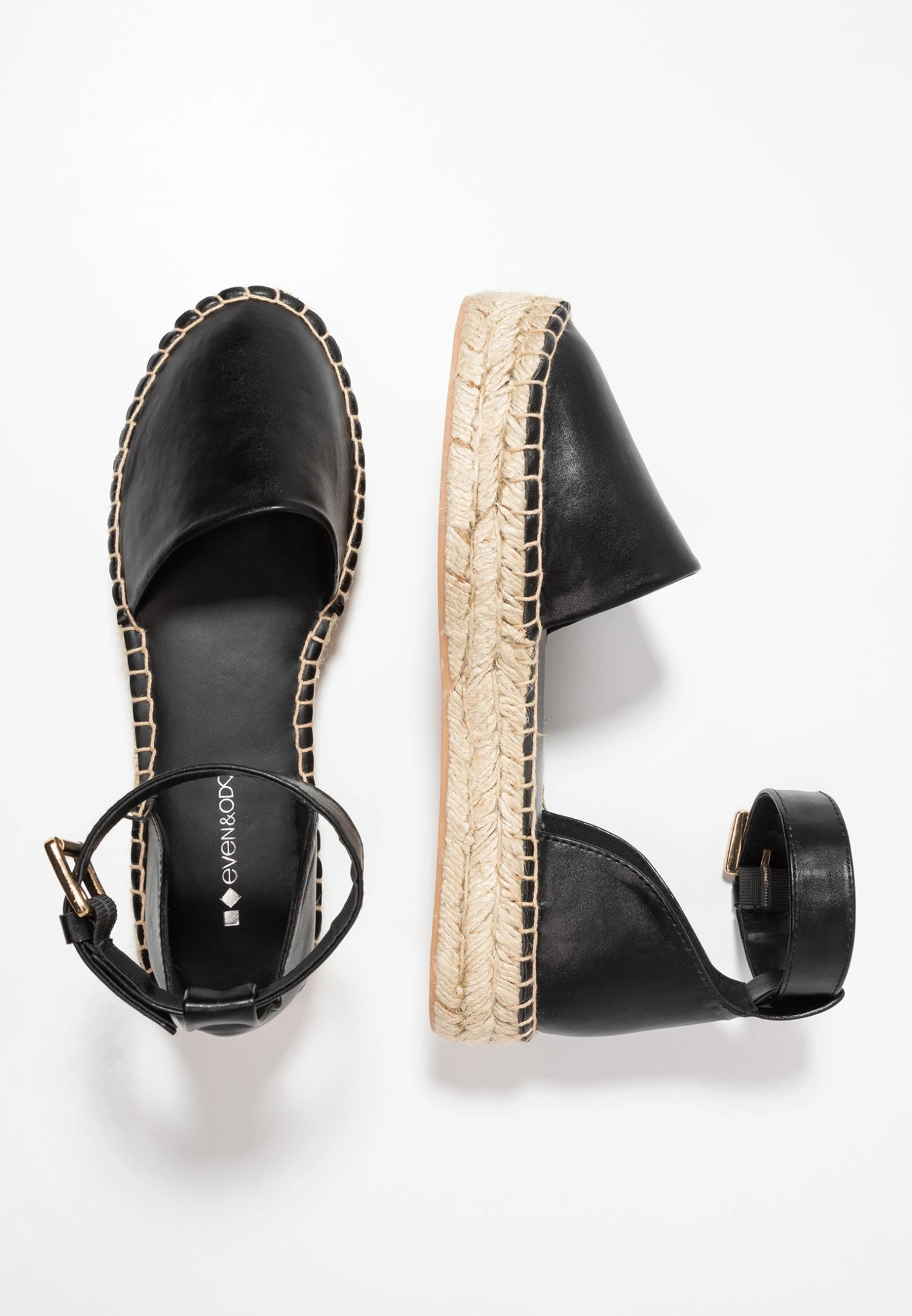 Even&Odd Espadrilles - Black - Afbeelding 4