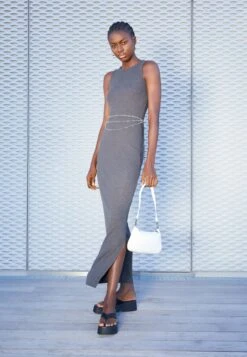 Gebreide Jurk - Dark Grey