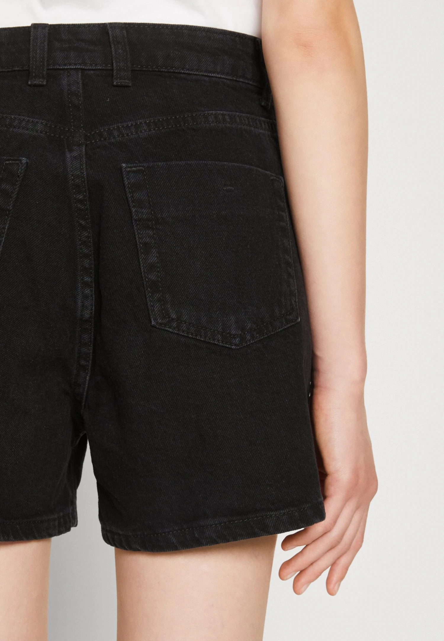 Even&Odd Jeansshort - Black Denim - Afbeelding 6