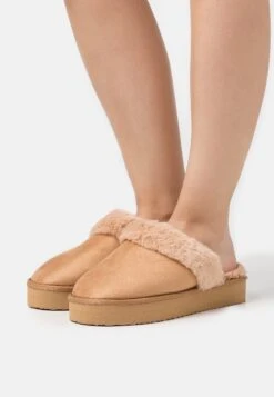 Even&Odd Platform - Pantoffels - Cognac