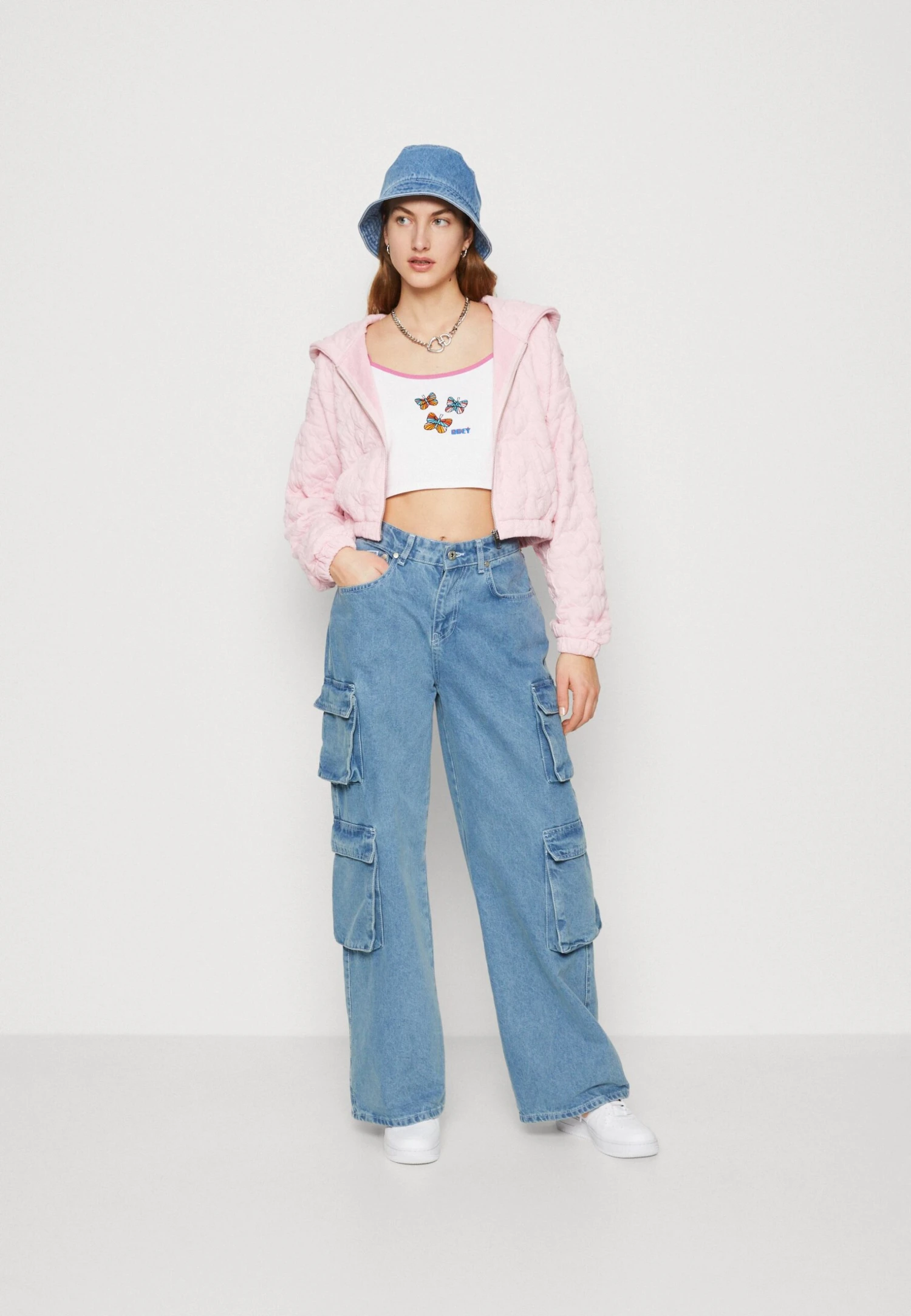 Even&Odd Sweater Met Rits - Pink - Afbeelding 2