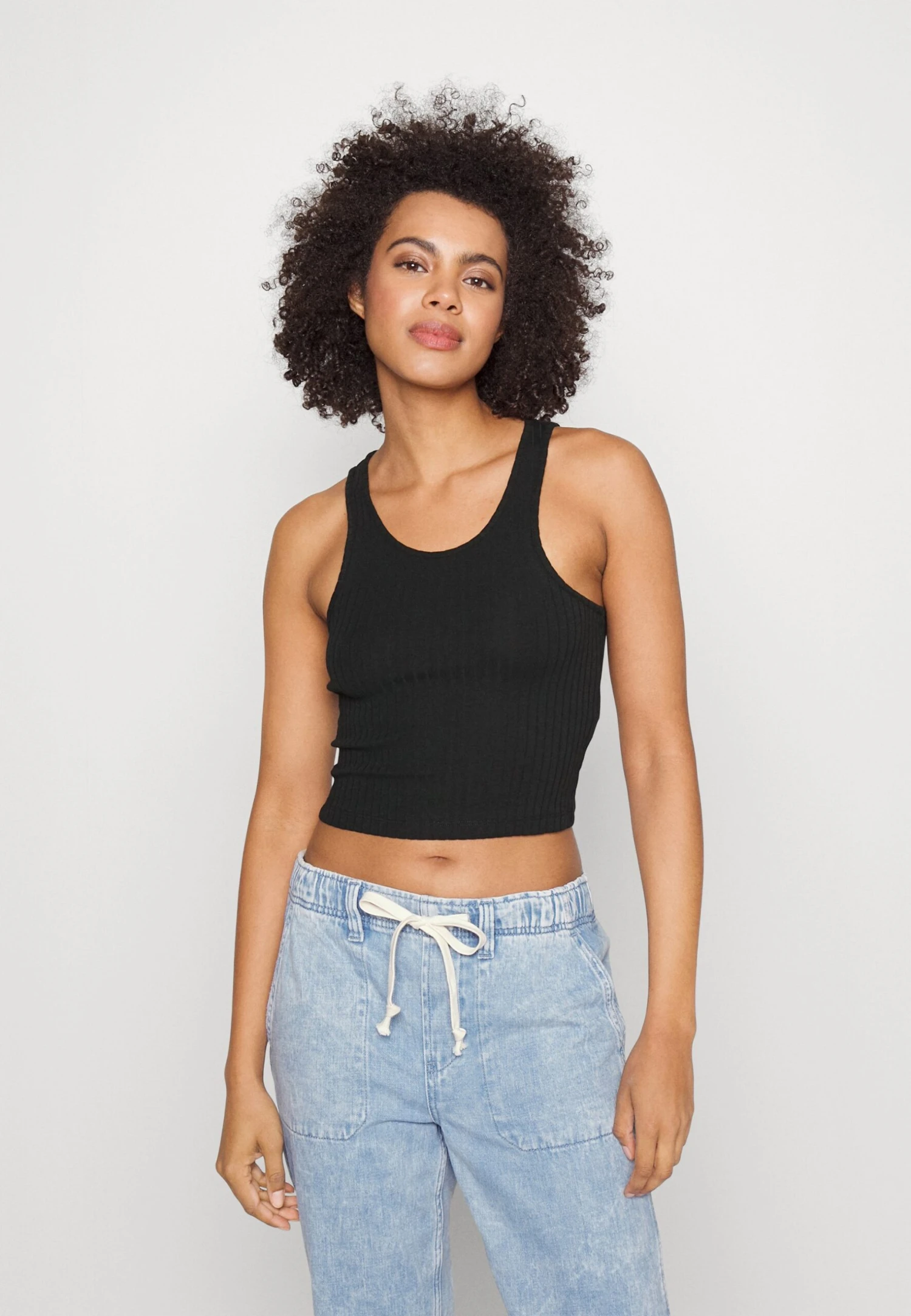 Even&Odd 2 Pack - Top - Black/Khaki - Afbeelding 2