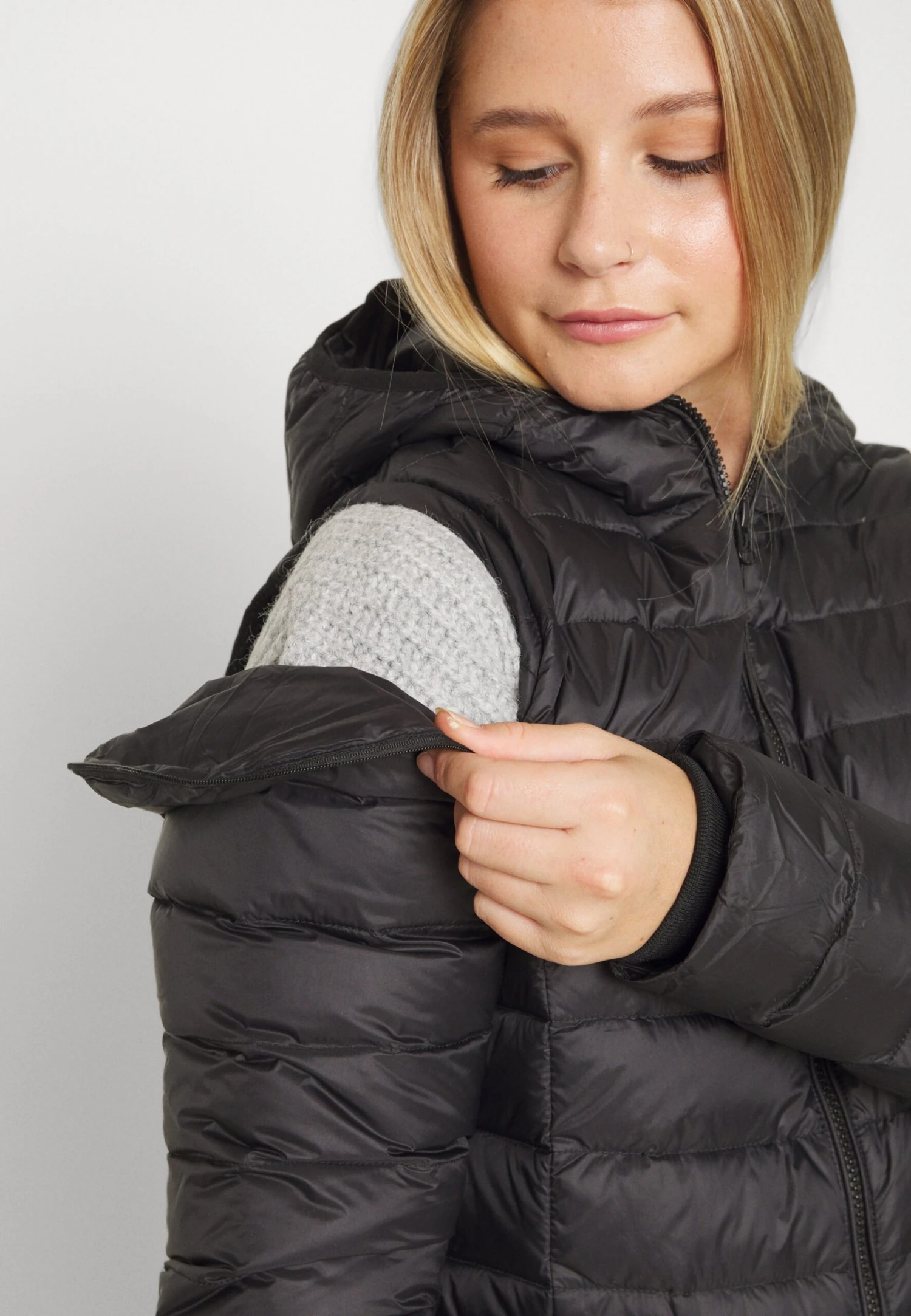 Even&Odd Gewatteerde Jas - Black - Afbeelding 8