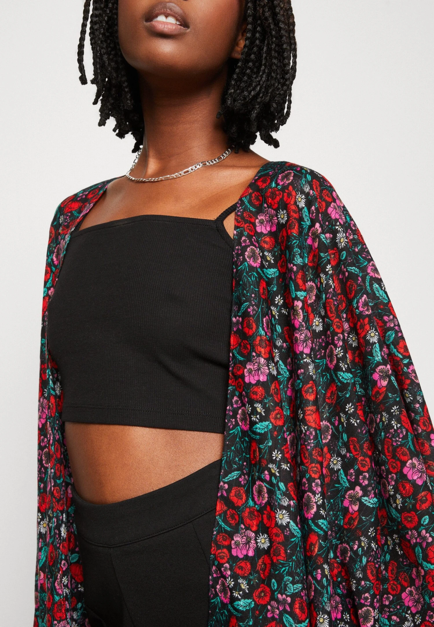 Even&Odd Floral - Lichte Jas - Red - Afbeelding 6