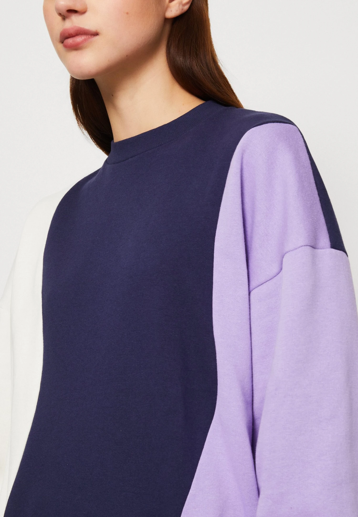 Even&Odd Sweater - Dark Blue/Purple/Off-White - Afbeelding 6