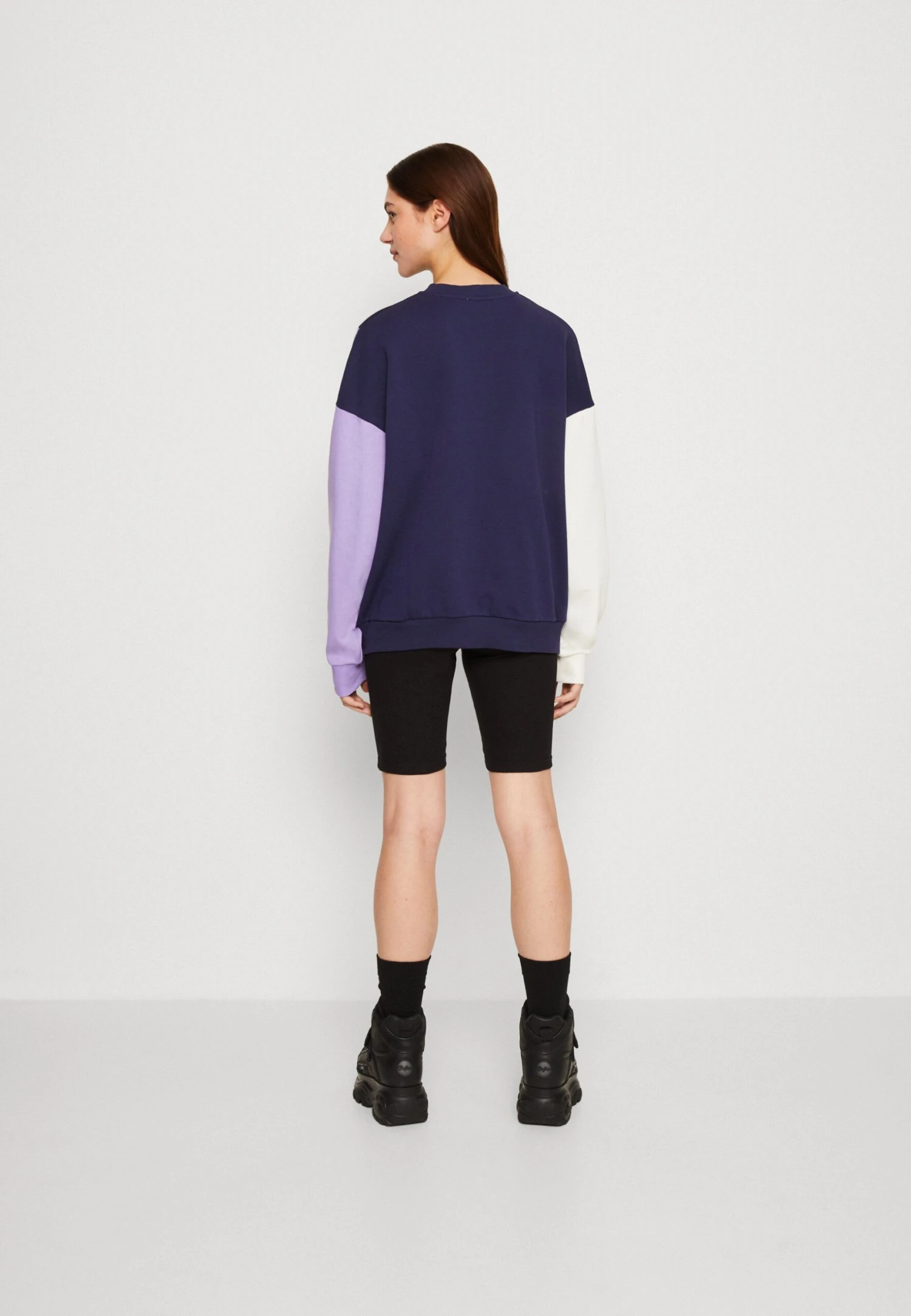 Even&Odd Sweater - Dark Blue/Purple/Off-White - Afbeelding 3