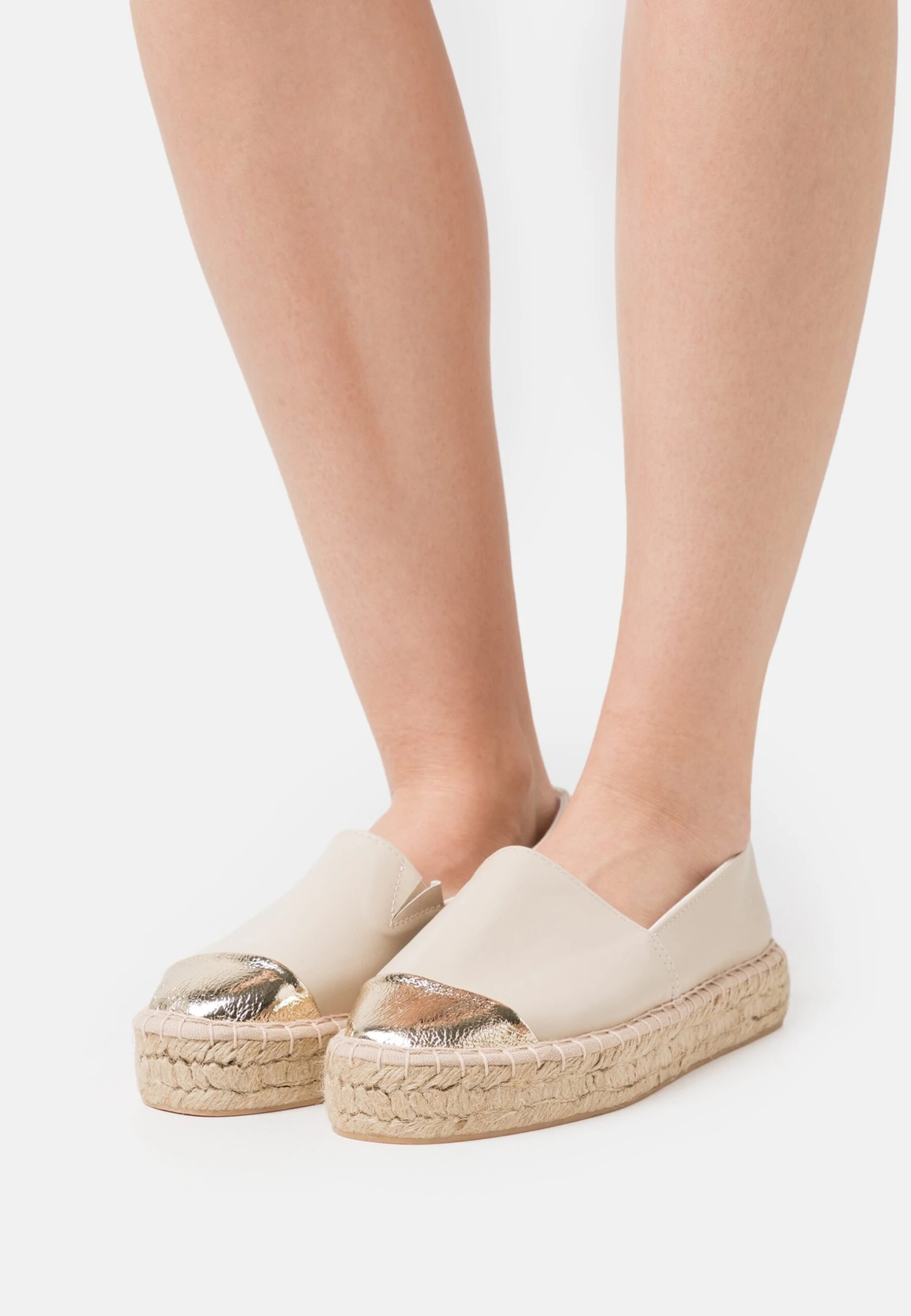 Even&Odd Espadrilles - Beige/ Gold