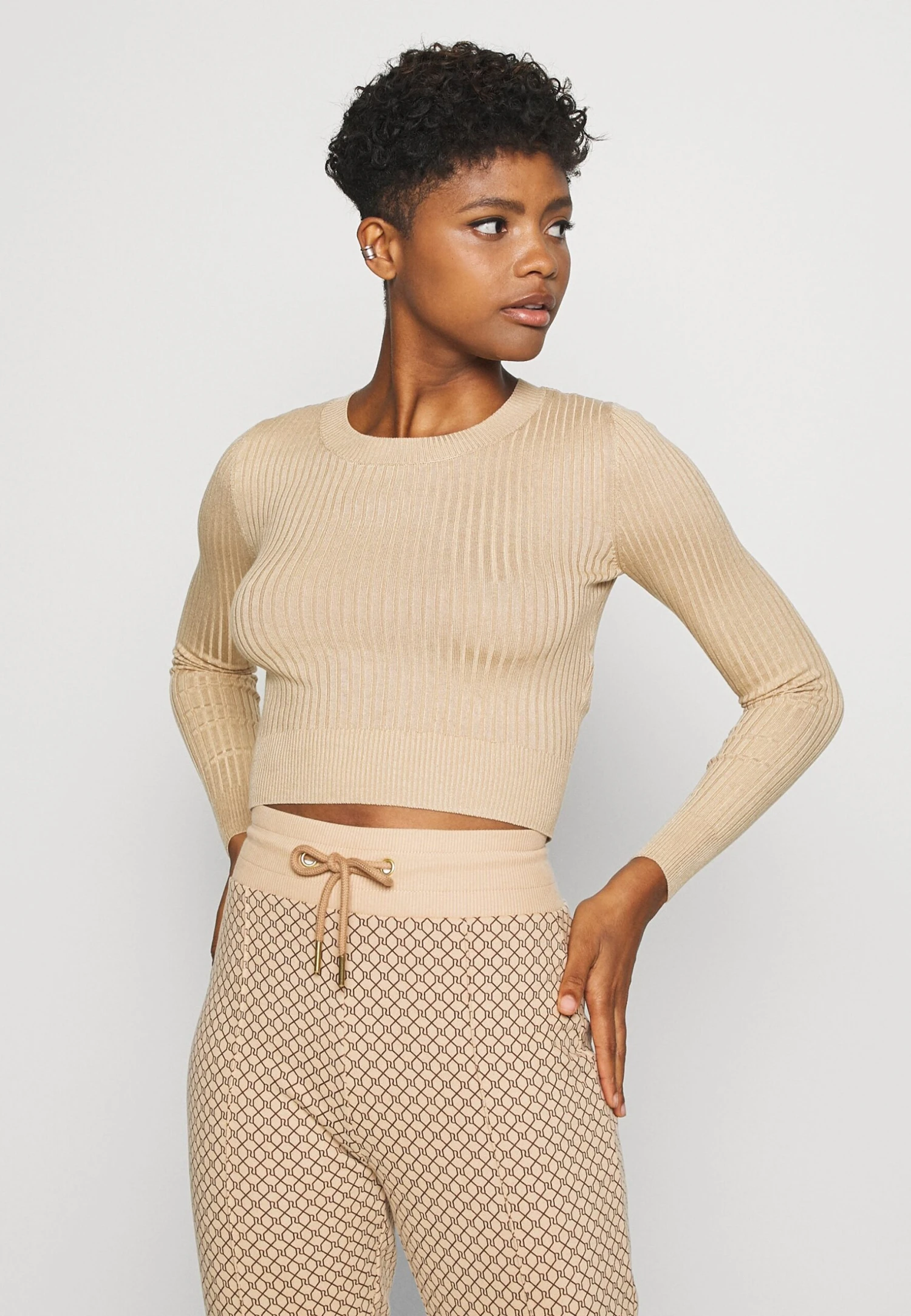 Even&Odd 2 Pack - Trui - Black/Sand - Afbeelding 3