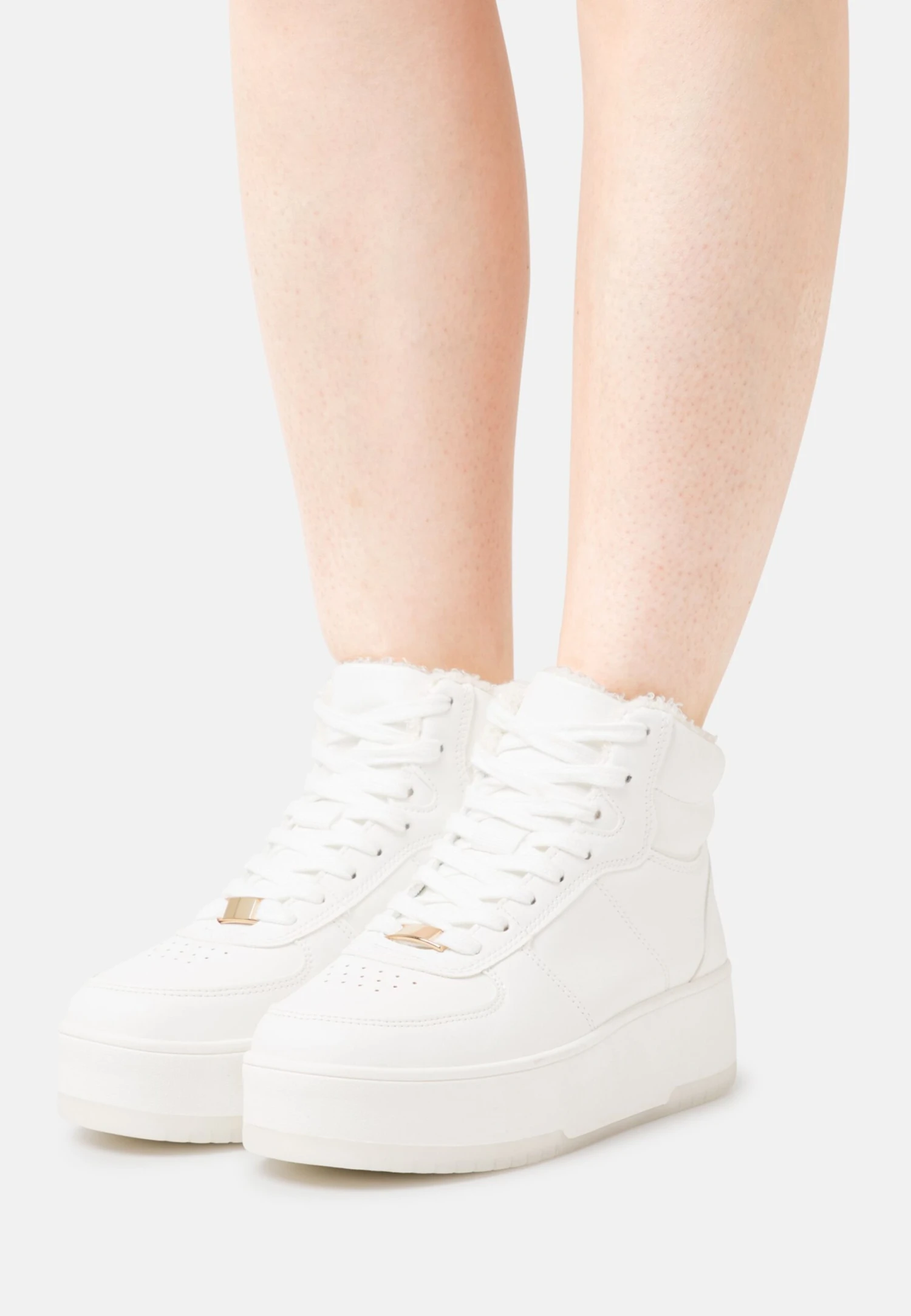 Even&Odd Winter - Sneakers Hoog - White