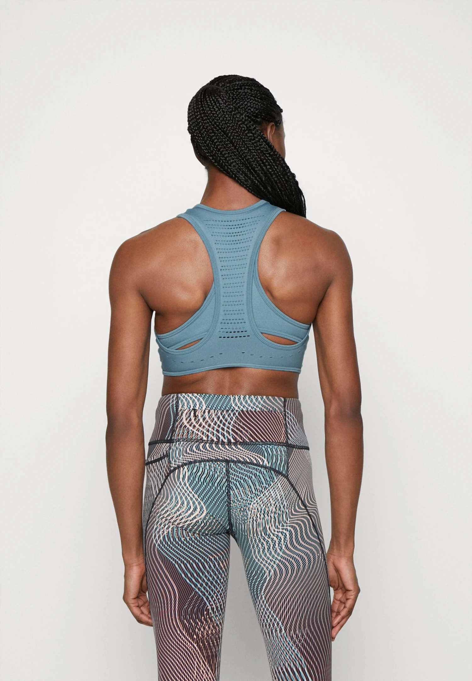 Sport-Bh Met Medium Support - Blue-Grey - Afbeelding 3