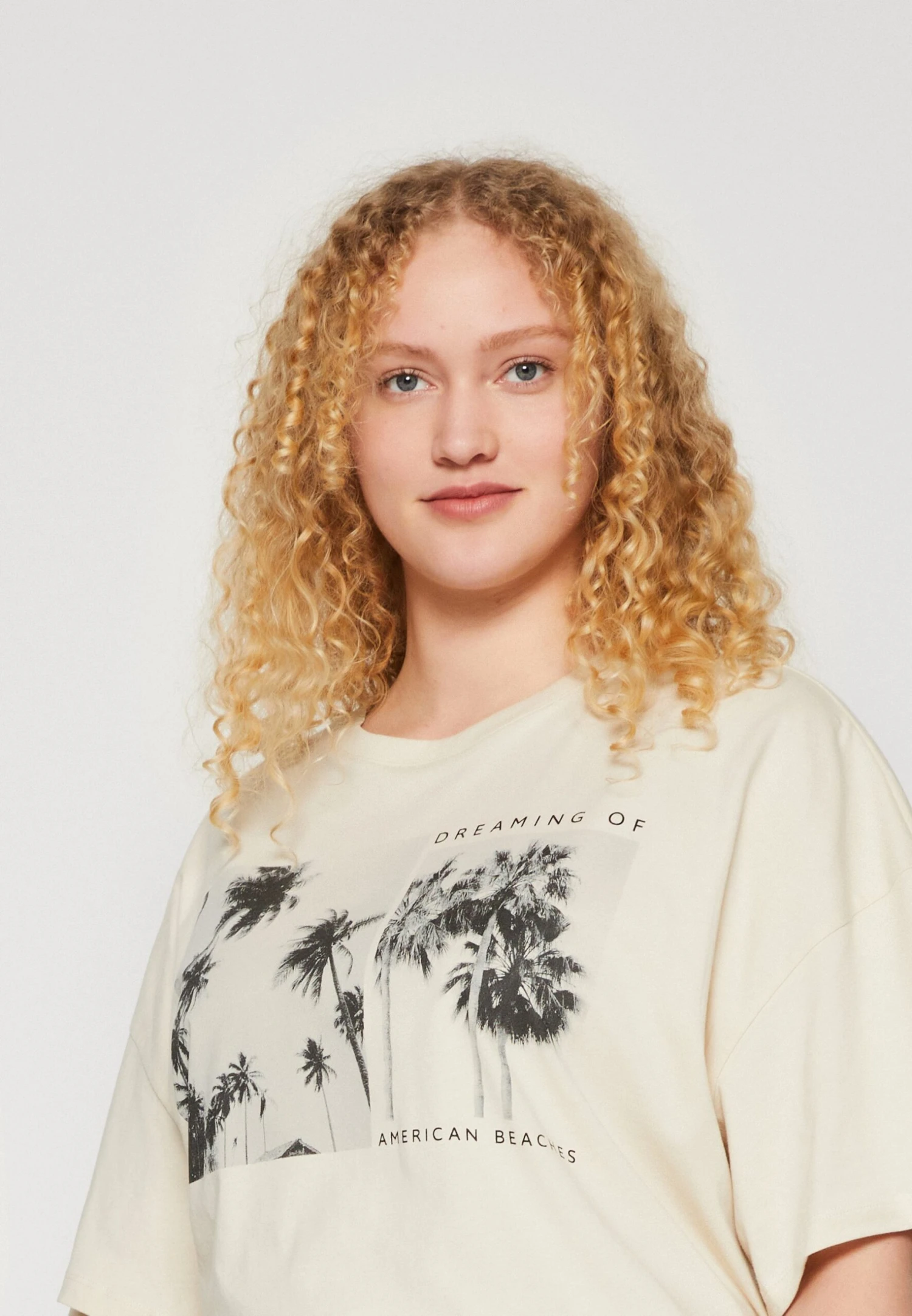 T-Shirt Print - Beige - Afbeelding 4