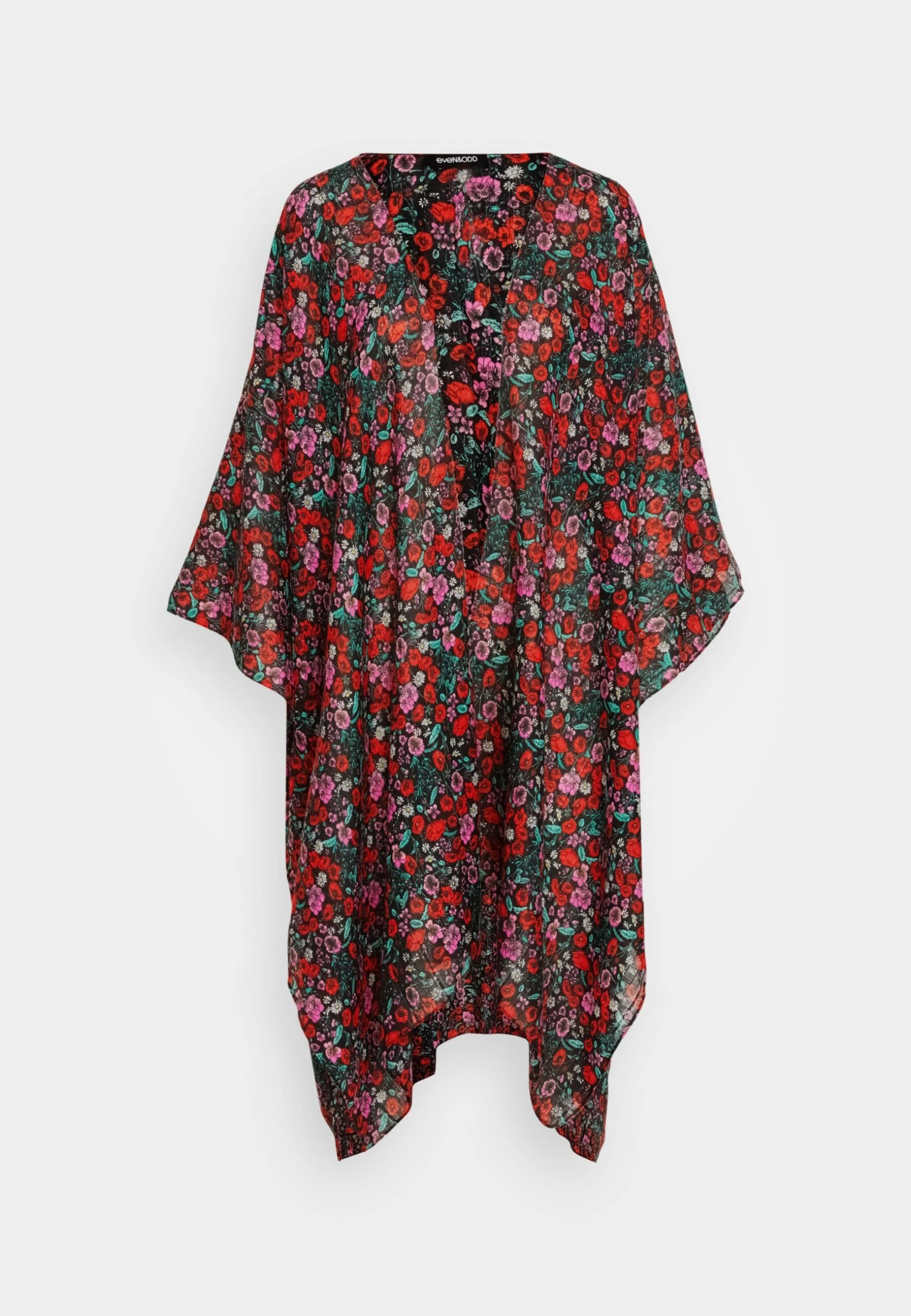 Even&Odd Floral - Lichte Jas - Red - Afbeelding 5