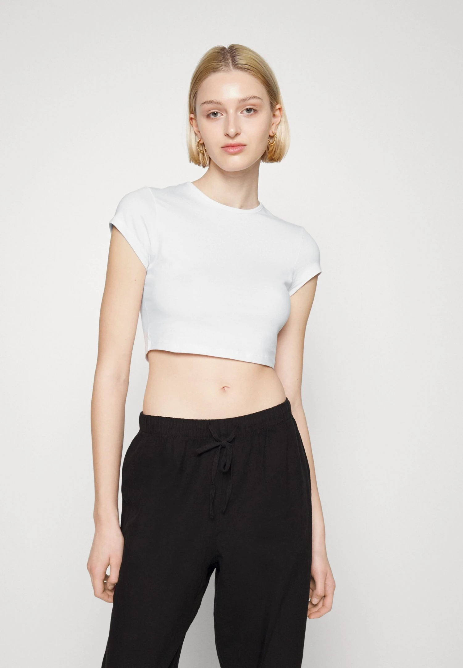 Even&Odd 2 Pack - T-Shirt Basic - Black/White - Afbeelding 2