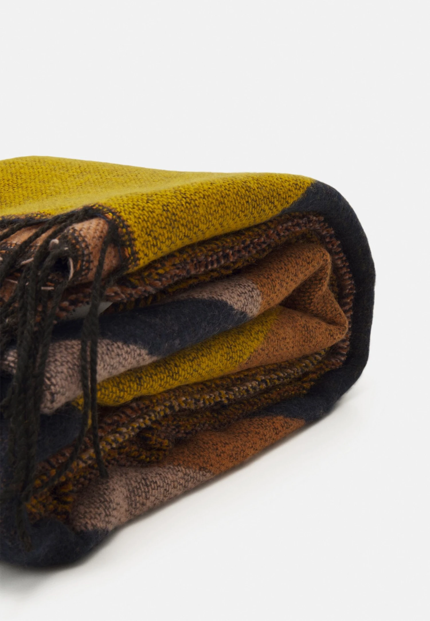 Even&Odd Sjaal - Mustard Yellow/Orange - Afbeelding 2