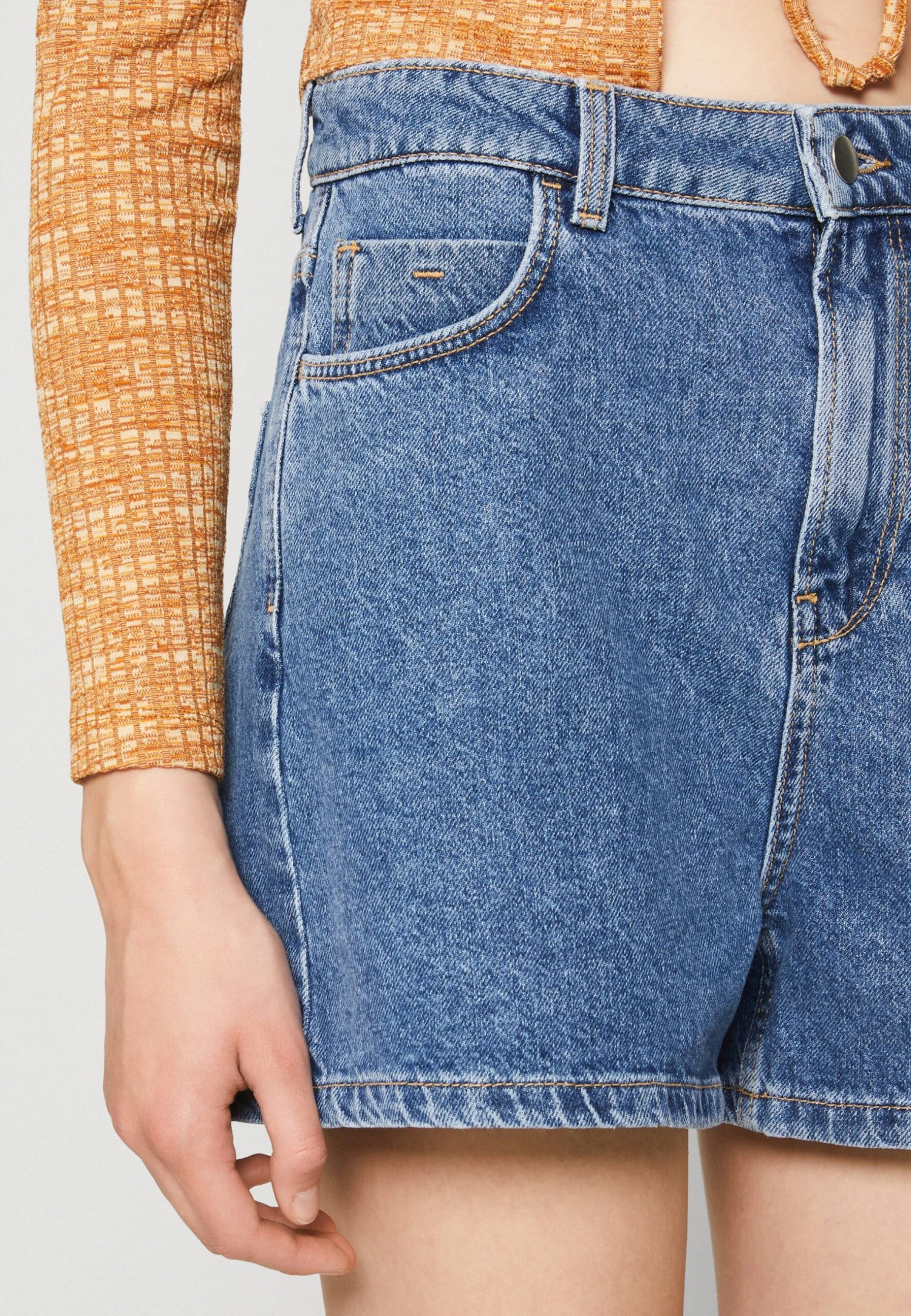 Even&Odd Jeansshort - Blue Denim - Afbeelding 4