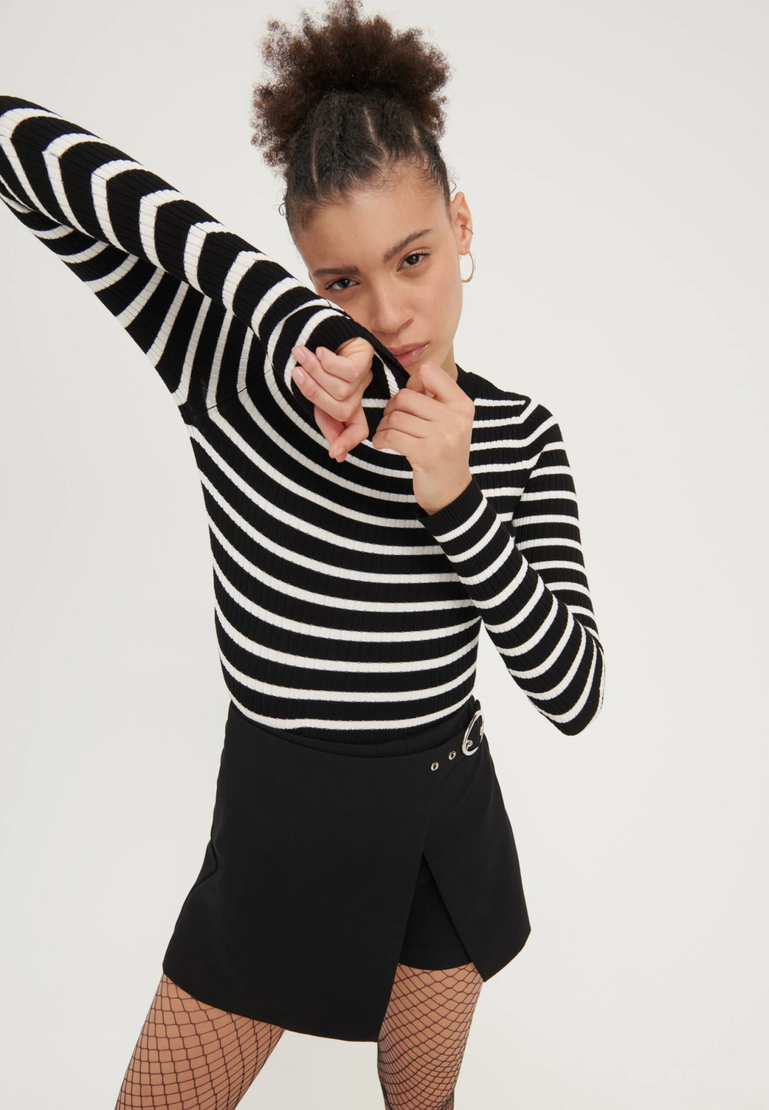 Even&Odd 2 Pack - Trui - Black / Off-White - Afbeelding 2